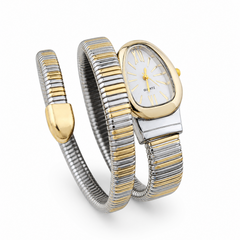 The Elara Cuff Watch — Ivory